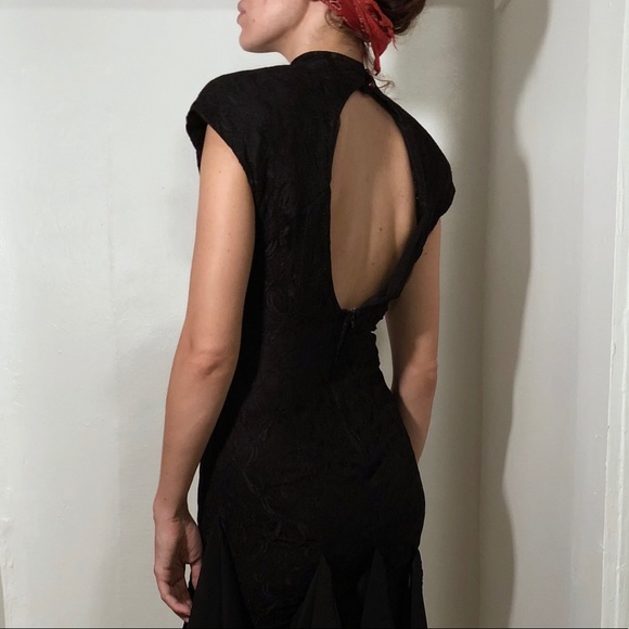 🔻Vintage 80s Lace Dress by A La Carte - Picture 2 of 3